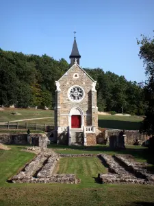 Abbaye de Port-Royal des Champs - Oratoire de style néo-gothique situé à l'emplacement du choeur de l'ancienne église abbatiale
