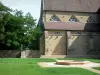 Abbazia dell'Épau - Abbazia cistercense della Divinità-Dio, Yvré-vescovo: chiesa abbaziale e il chiostro giardino