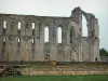 Abbazia di Maillezais - I resti dell'abbazia di Saint-Pierre: le rovine della chiesa abbaziale