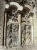 Abbazia di Moissac - Abbazia di Saint-Pierre de Moissac: sculture di divaricazione della chiesa romanica di San Pietro