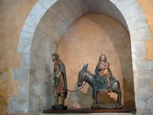 Abbazia di Moissac - Abbazia di Saint-Pierre de Moissac: All'interno della chiesa Saint-Pierre: Fuga in Egitto