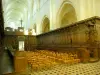 Abbazia di Pontigny - All'interno dell'abbazia: recinto del coro e stalli