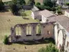 Abbazia di La Sauve-Majeure - Guarda i resti della torre dalla cima della chiesa abbaziale dell'abbazia