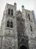 Abbeville - Fassade der Stiftskirche Saint-Vulfran im Spätgotik Stil