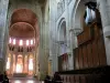 Abdij van Fontgombault - Benedictijner abdij van Notre-Dame: Interieur van de abdijkerk