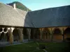 Abondance - Jardin du cloître de l'abbaye