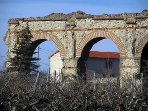 Acquedotto romano del Gier - Arches (resti) dell'acquedotto in Chaponost