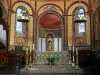 Agen - Inside Saint-Caprais cathedral: choir