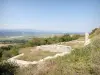 Albon tower - Archaeological remains with a view of the surrounding landscape