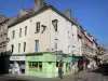 Alençon - Houses and shops in the old town