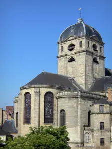 Alençon - Tower and apse of the Notre-Dame church
