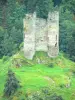Alleuze castle - Remains of the medieval castle