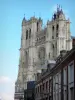 Amiens - Notre Dame kathedraal en gotische gebouwen in de stad