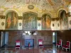 Ancy-le-Franc castle - Interior of the Renaissance palace: Diana's bedroom and its murals