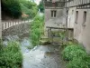 Andlau - Ufer und Haus am Rande des Flusses