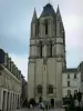 Angers - Tour Saint-Aubin et bâtiments de la vieille ville