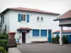 Arcangues - White house with blue shutters