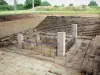 Archeologische site van Argentomagus - Gallo-Romeinen (Gallo-Romeinse fontein) in de gemeente Saint-Marcel