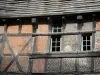 Ardennes Regional Nature Park - Half-timbered facade of the Spanish house in Revin