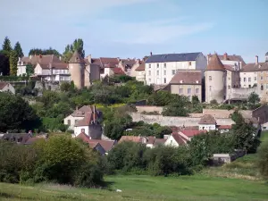 Autun - Häuser der Stadt