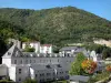 Ax-les-Thermes - View of Le Teich thermal baths