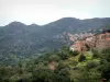 Balagne - Villages entourés d'arbres et de collines