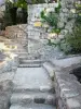 Balazuc - Stairs in the village