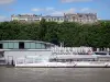 Banks of the Seine river - Bateau-mouche boats on River Seine
