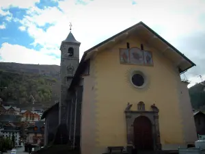 Barocke Kirche von Valloire - Kirche Notre-Dame-de-l'Assomption, in der Maurienne