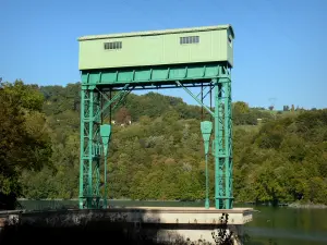 Barrage de Génissiat - Retenue d'eau du barrage