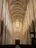 Basílica de Cléry-Saint-André - Dentro de la Basílica de Notre-Dame de Clery nave