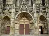 Basílica de Notre-Dame de l'Épine - Portales de la Basílica de Nuestra Señora de estilo gótico