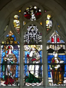 Basiliek van Saint-Nicolas-de-Port - Glas-in-loodramen in de basiliek van Sint Nicolaas