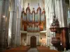 Basilique de Saint-Maximin-la-Sainte-Baume - Intérieur de la basilique Sainte-Marie-Madeleine : orgue