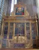 Basilique de Saint-Maximin-la-Sainte-Baume - Intérieur de la basilique Sainte-Marie-Madeleine : retable de la Passion (ou de la Crucifixion)