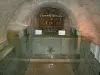 Basilique de Saint-Maximin-la-Sainte-Baume - Intérieur de la basilique Sainte-Marie-Madeleine : sarcophages de la crypte