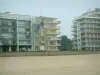 La Baule - Buildings and sandy beach of the seaside resort