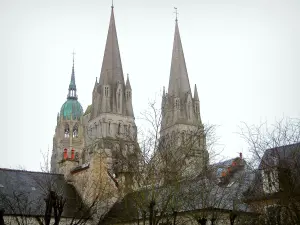 Bayeux - Towers of the Notre-Dame cathedral