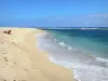 Beaches of Réunion - Sandy beach of Saint-Gilles-les-Bains and Indian Ocean