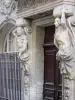 Beaucaire - Sculpture of the Margallier town house (home of the caryatids)
