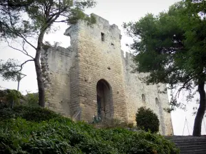 Beaucaire - Overblijfselen van het kasteel