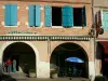 Beaumont-de-Lomagne - Arcaded house of the royal Bastide fortified town