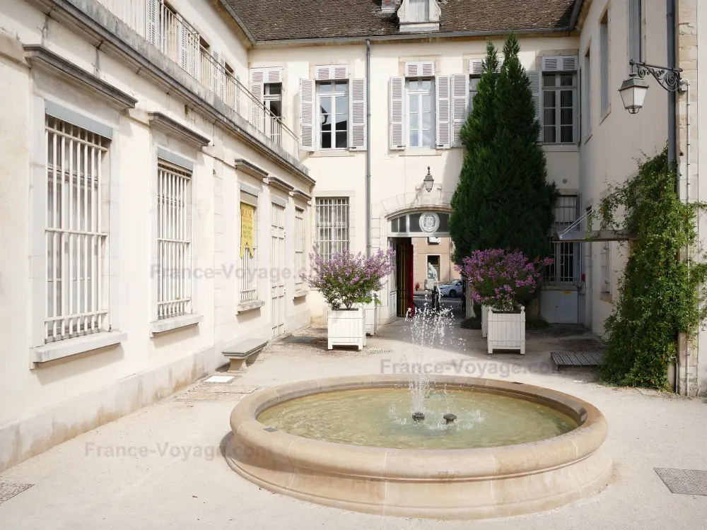 Beaune - Fontaine du jardin de l'hôtel Boussard de la Chapelle