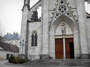 Belley - Portal of the Saint-Jean-Baptiste cathedral 