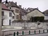 Belley - Facades of houses in the old town