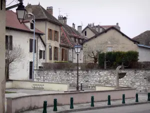 Belley - Facades of houses in the old town