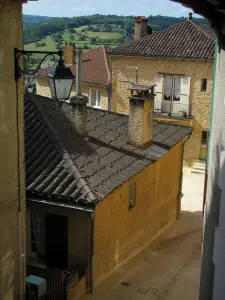 Belvès - Houses of the medieval village