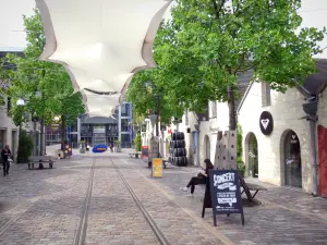 Bercy Village - Passeggiando lungo il cortile di Saint-Emilion fiancheggiata da negozi