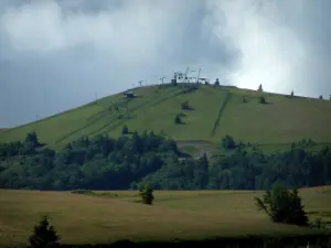 Bergkammenroute - De Markstein met liften (Parc Naturel Regional des Ballons des Vosges)