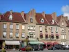 Bergues - Houses and shops of the fortified city
